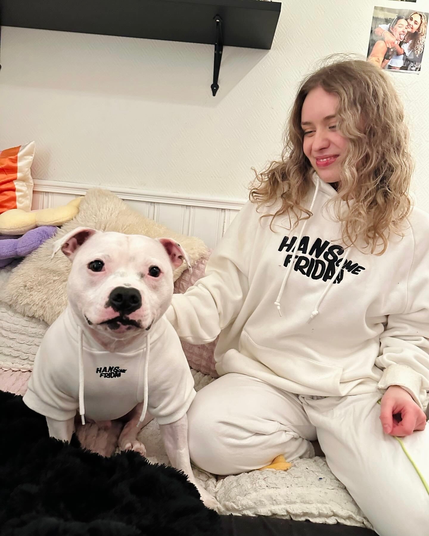 Limited Edition Dog Hoodie - White